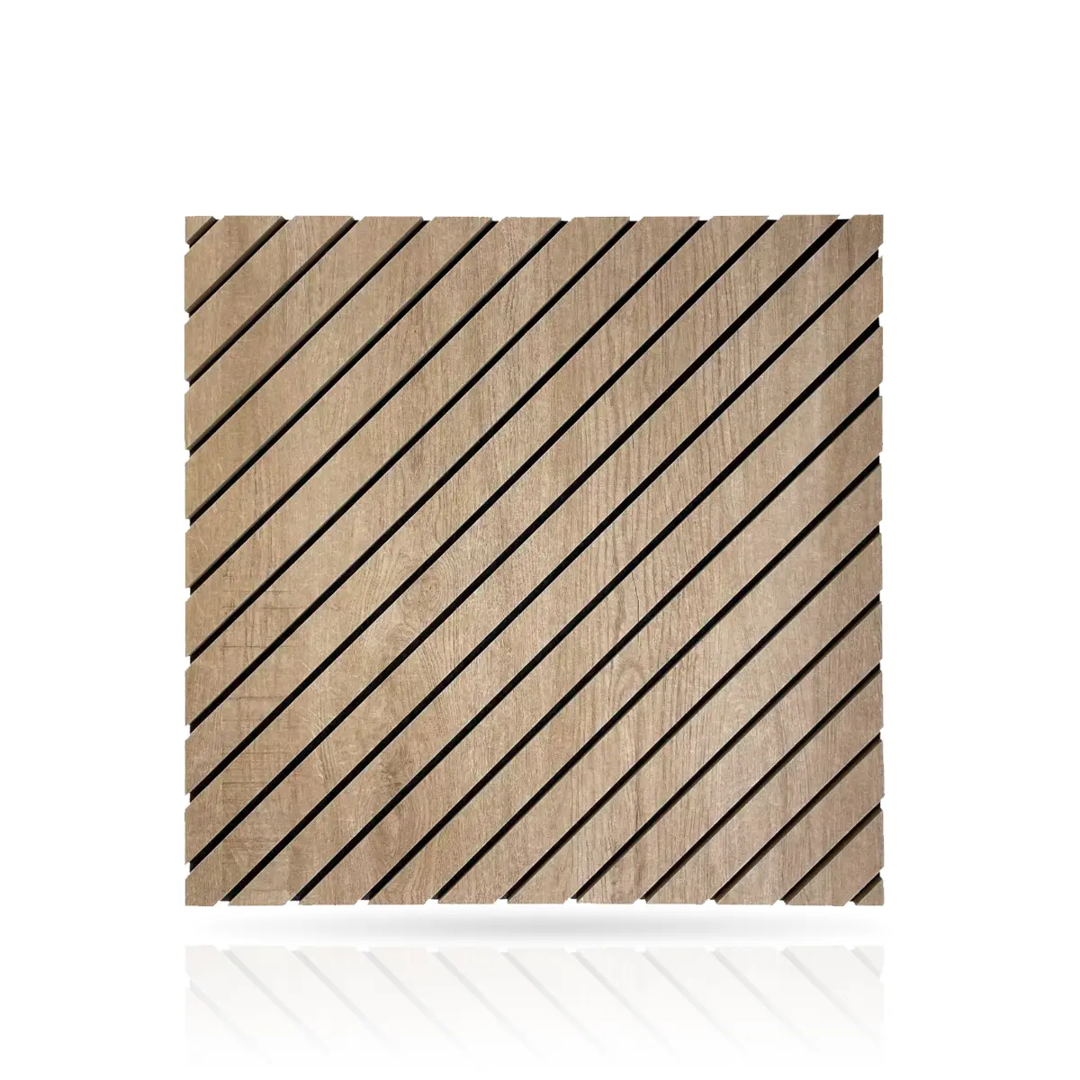 Felt Slatted Acoustic Wall Panels 1 on white background DecorMania UK